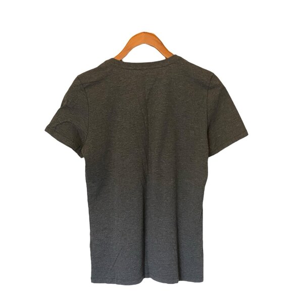 NC State Wolfpack Dark Gray T-Shirt Women's Size S Life Is Good North Carolina - Picture 2 of 10